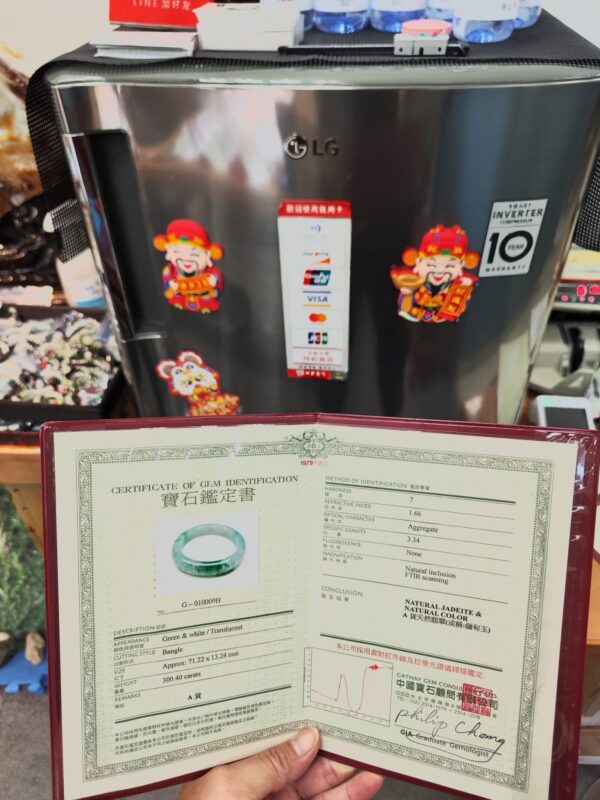 天然緬甸玉A貨｜冰透飄陽綠正圈手鐲