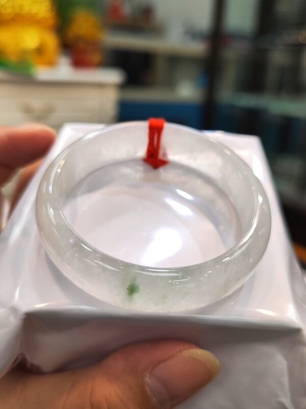 天然緬甸玉A貨｜木拿頂級放光玻璃種 正圈寬版手鐲