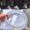 天然緬甸玉A貨｜木拿頂級放光玻璃種 正圈寬版手鐲