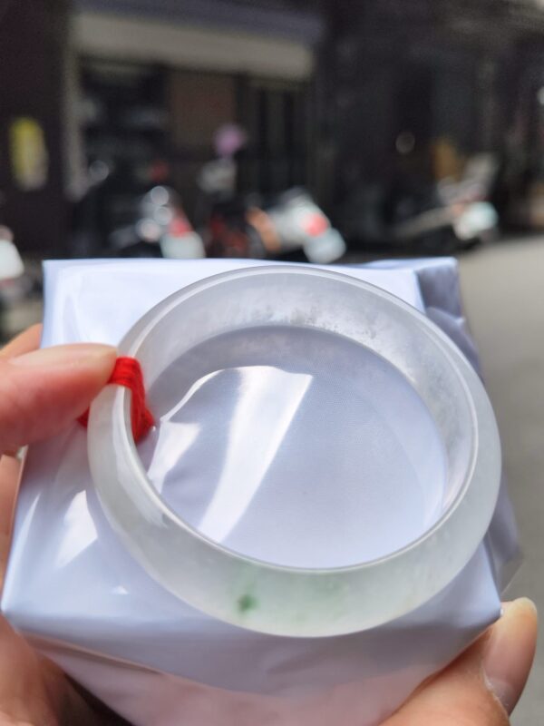 天然緬甸玉A貨｜木拿頂級放光玻璃種 正圈寬版手鐲