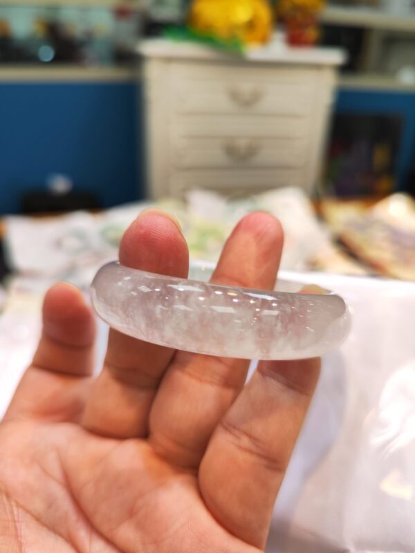 天然緬甸玉A貨｜木拿頂級放光玻璃種 正圈寬版手鐲