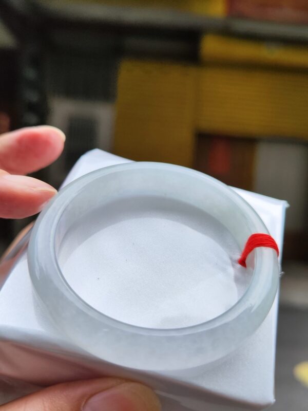 天然緬甸玉A貨｜冰種白月光 正圈手鐲