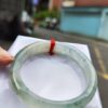 天然緬甸玉A貨｜放光玻璃種 飄花正圈手鐲