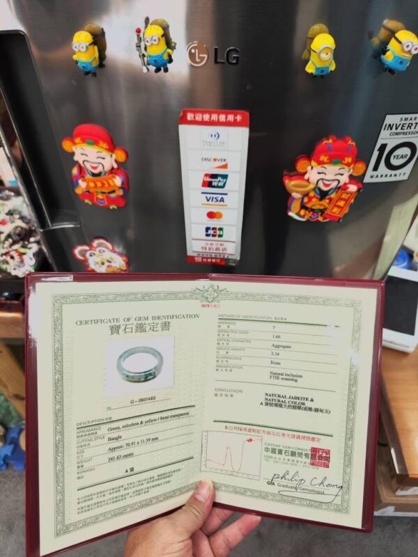 天然緬甸玉A貨｜放光玻璃種 飄花正圈手鐲