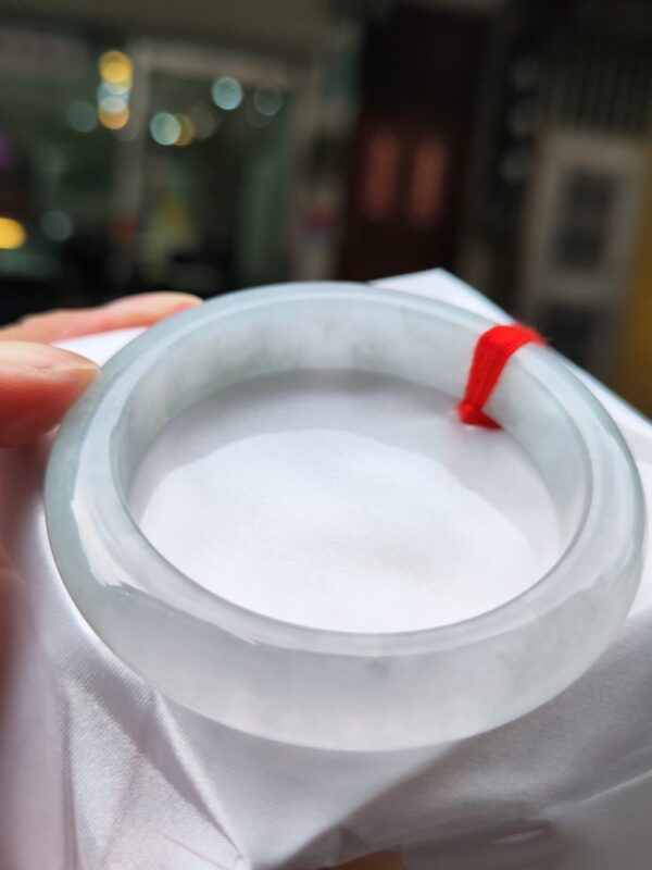 天然緬甸玉A貨｜玻璃種 白月光 正圈厚庄手鐲