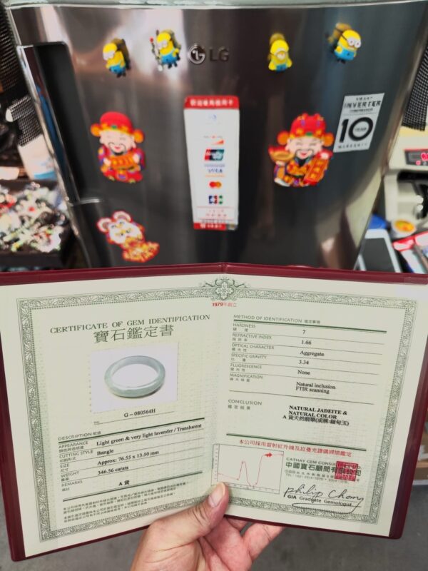 【天然緬甸玉A貨】 冰種白月光正圈厚庄手鐲