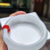 【天然緬甸玉A貨】 冰種白月光正圈厚庄手鐲