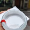 【天然緬甸玉A貨】 冰種白月光正圈厚庄手鐲