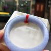 【天然緬甸玉A貨】 濃紫羅蘭正圈超厚庄手鐲