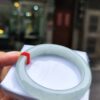 【天然緬甸玉A貨】 冰種白月光正圈厚庄手鐲