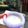 【天然緬甸玉A貨】 濃紫羅蘭正圈厚庄手鐲