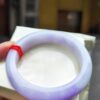 【天然緬甸玉A貨】 濃紫羅蘭正圈厚庄手鐲