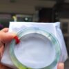【天然緬甸玉A貨】 放光玻璃種紫羅蘭飄花正圈手鐲