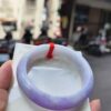 img_0026 天然緬甸玉A貨 濃紫羅蘭春彩正圈厚庄手鐲