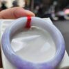 img_0028 天然緬甸玉A貨 濃紫羅蘭春彩正圈厚庄手鐲