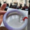 img_0034 天然緬甸玉A貨 濃紫羅蘭春彩正圈厚庄手鐲