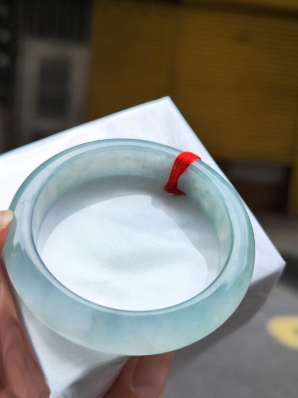 天然緬甸玉A貨｜放光玻璃種正圈手鐲