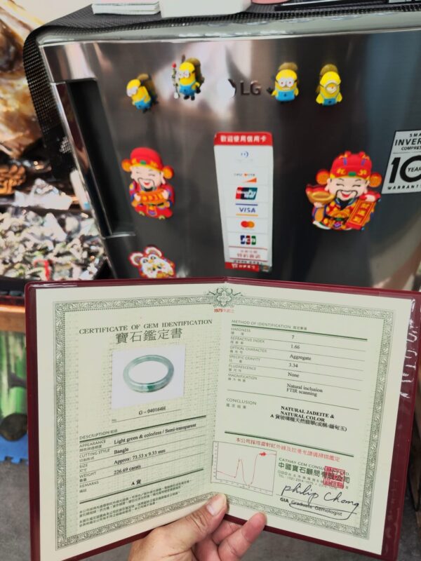 天然緬甸玉A貨｜放光玻璃種飄綠正圈手鐲