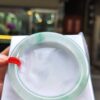 天然緬甸玉A貨｜放光玻璃種飄綠正圈手鐲