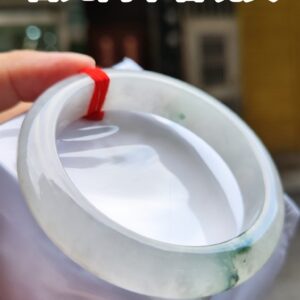 天然緬甸玉A貨 ✨冰種正圈厚庄手鐲