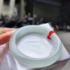 天然緬甸玉A貨【冰種白月光正圈手鐲】