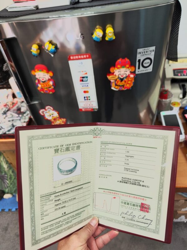 img_0300-2 【天然緬甸玉A貨】💎 頂級放光玻璃種・飄花正圈手鐲