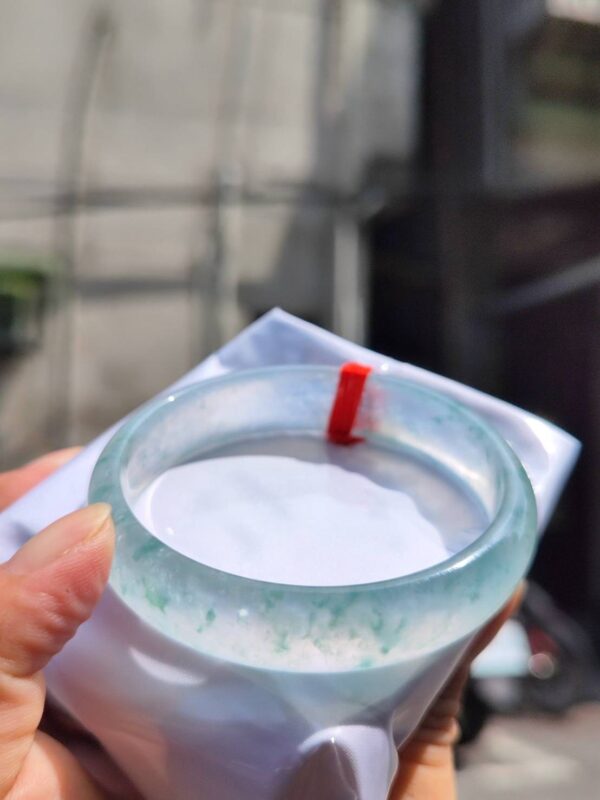 img_0303-2 【天然緬甸玉A貨】💎 頂級放光玻璃種・飄花正圈手鐲