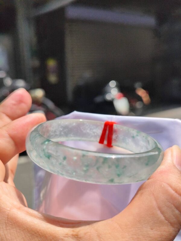 img_0307 【天然緬甸玉A貨】💎 頂級放光玻璃種・飄花正圈手鐲