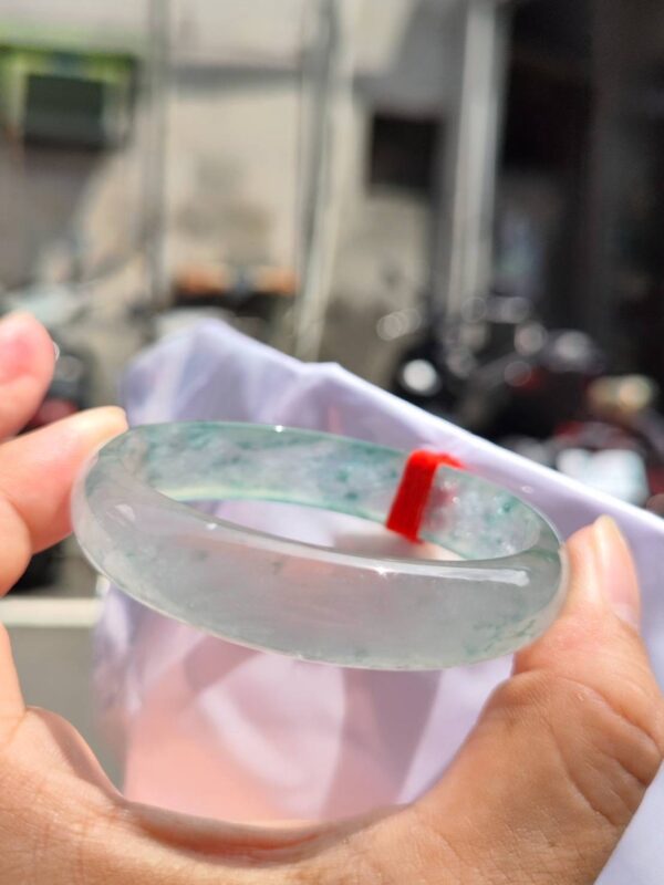 img_0308-2 【天然緬甸玉A貨】💎 頂級放光玻璃種・飄花正圈手鐲