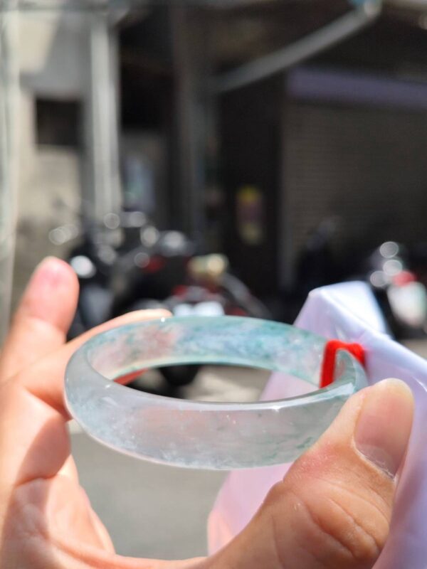 img_0309 【天然緬甸玉A貨】💎 頂級放光玻璃種・飄花正圈手鐲