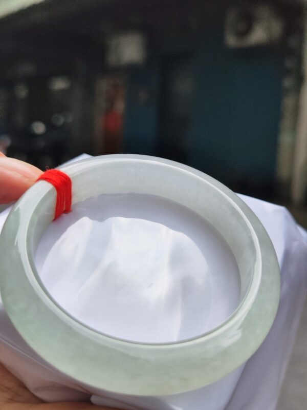 天然緬甸玉A貨】  
✨ 冰種微起光・正圈手鐲