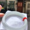 天然緬甸玉A貨】  
✨ 冰種微起光・正圈手鐲