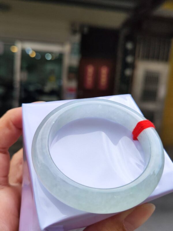 天然緬甸玉A貨】  
✨ 冰種微起光・正圈手鐲