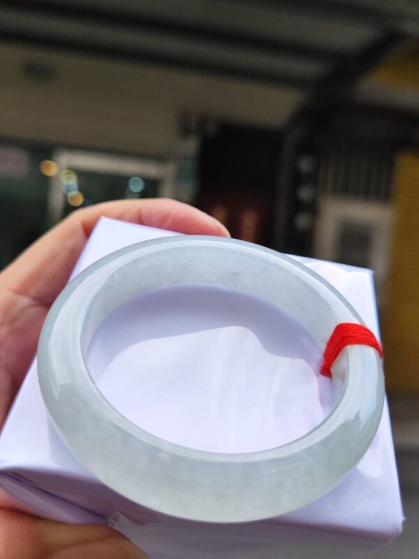 天然緬甸玉A貨】  
✨ 冰種微起光・正圈手鐲