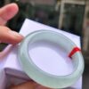 【天然緬甸玉A貨】  
✨ 冰種微起光・正圈手鐲