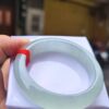 【天然緬甸玉A貨】  
✨ 冰種微起光・正圈手鐲