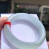 【天然緬甸玉A貨】  
✨ 冰種微起光・正圈手鐲