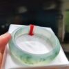 天然緬甸玉A貨 放光玻璃種正圈寬版手鐲