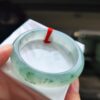 天然緬甸玉A貨 放光玻璃種正圈寬版手鐲