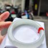 【天然緬甸玉A貨】  
✨ 冰種微起光・正圈手鐲