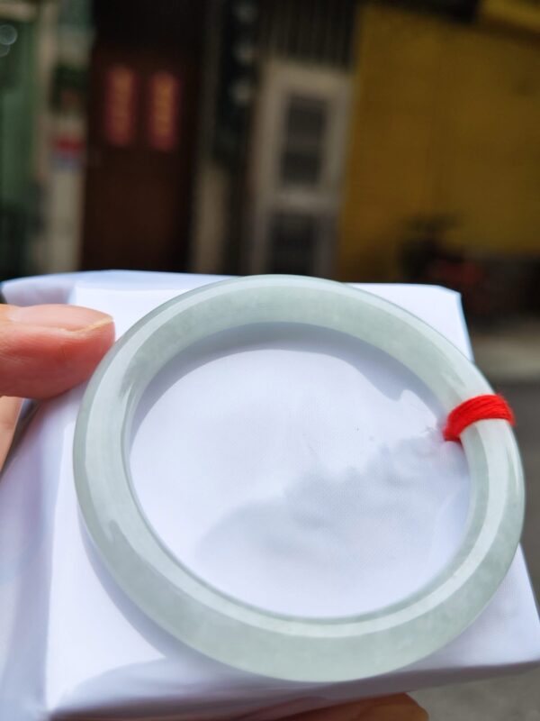 img_0606 天然緬甸玉A貨《冰種白月光正圈手鐲》