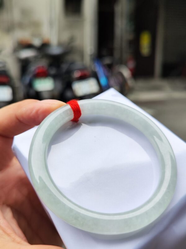 img_0612 天然緬甸玉A貨《冰種白月光正圈手鐲》