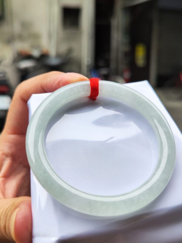 img_0614 天然緬甸玉A貨《冰種白月光正圈手鐲》