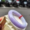 img_0632-2 天然緬甸玉A貨 濃紫羅蘭正圈厚庄手鐲