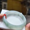 【天然緬甸玉A貨】  
✨ 冰種 微起光膠感重・正圈手鐲