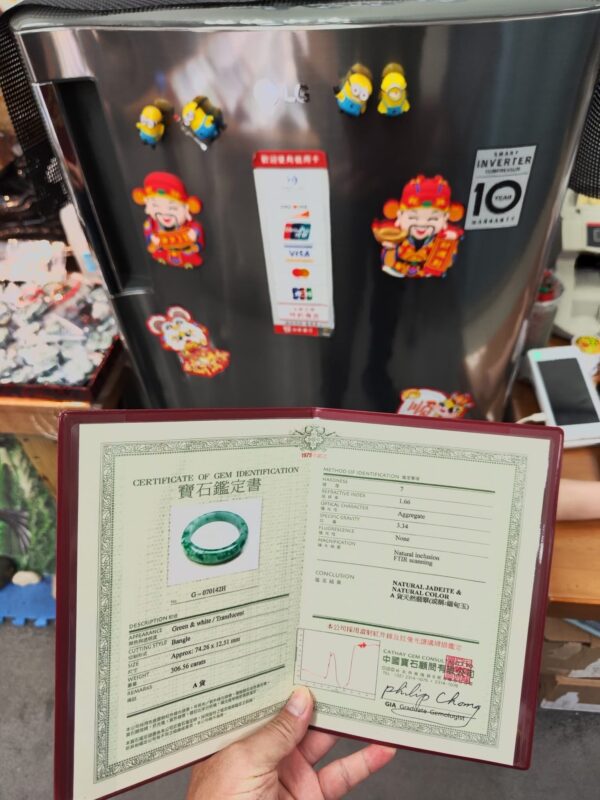 img_0738 天然緬甸玉A貨 飄陽綠正圈手鐲