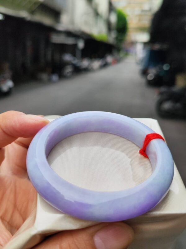 img_0758-2 天然緬甸玉A貨 濃紫羅蘭正圈手鐲