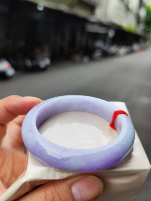 img_0763-2 天然緬甸玉A貨 濃紫羅蘭正圈手鐲