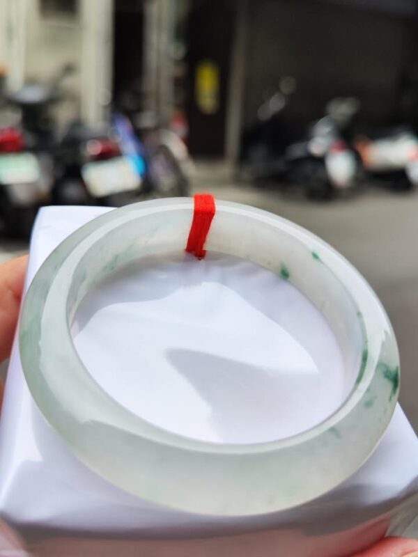 img_0802 天然緬甸玉A貨 ✨🔥 放光玻璃種 正圈厚庄手鐲 🔥