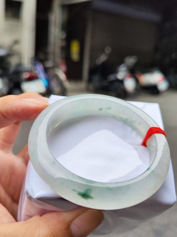 img_0804 天然緬甸玉A貨 ✨🔥 放光玻璃種 正圈厚庄手鐲 🔥